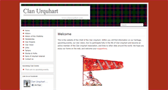 Desktop Screenshot of clanurquhart.com